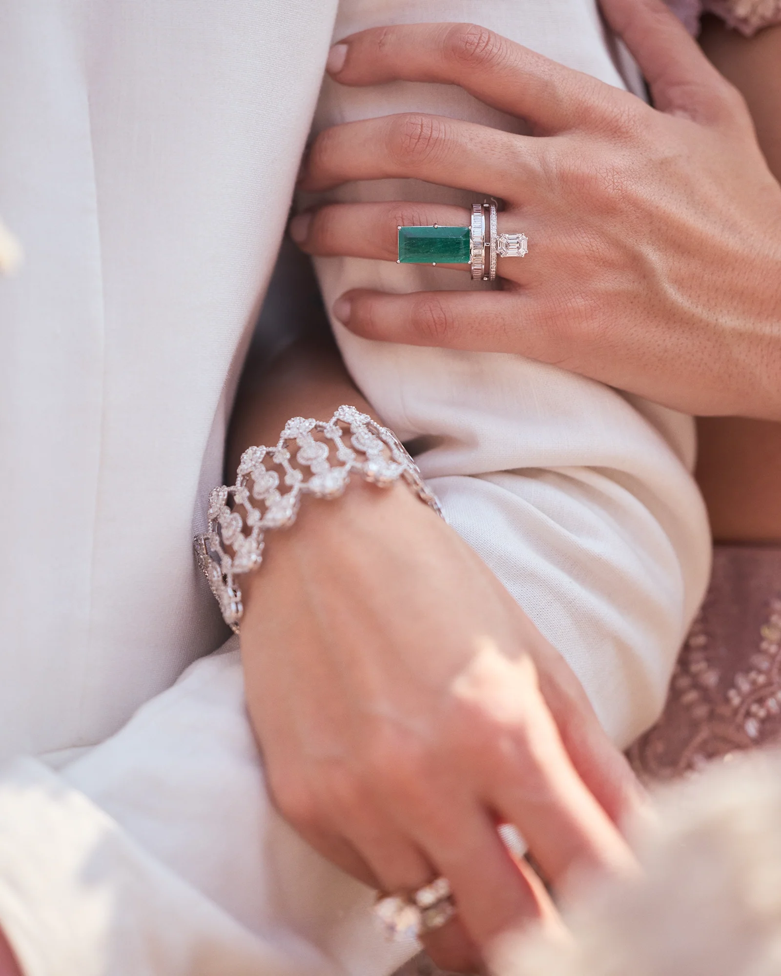 Baguette Emerald Ring - Image 6