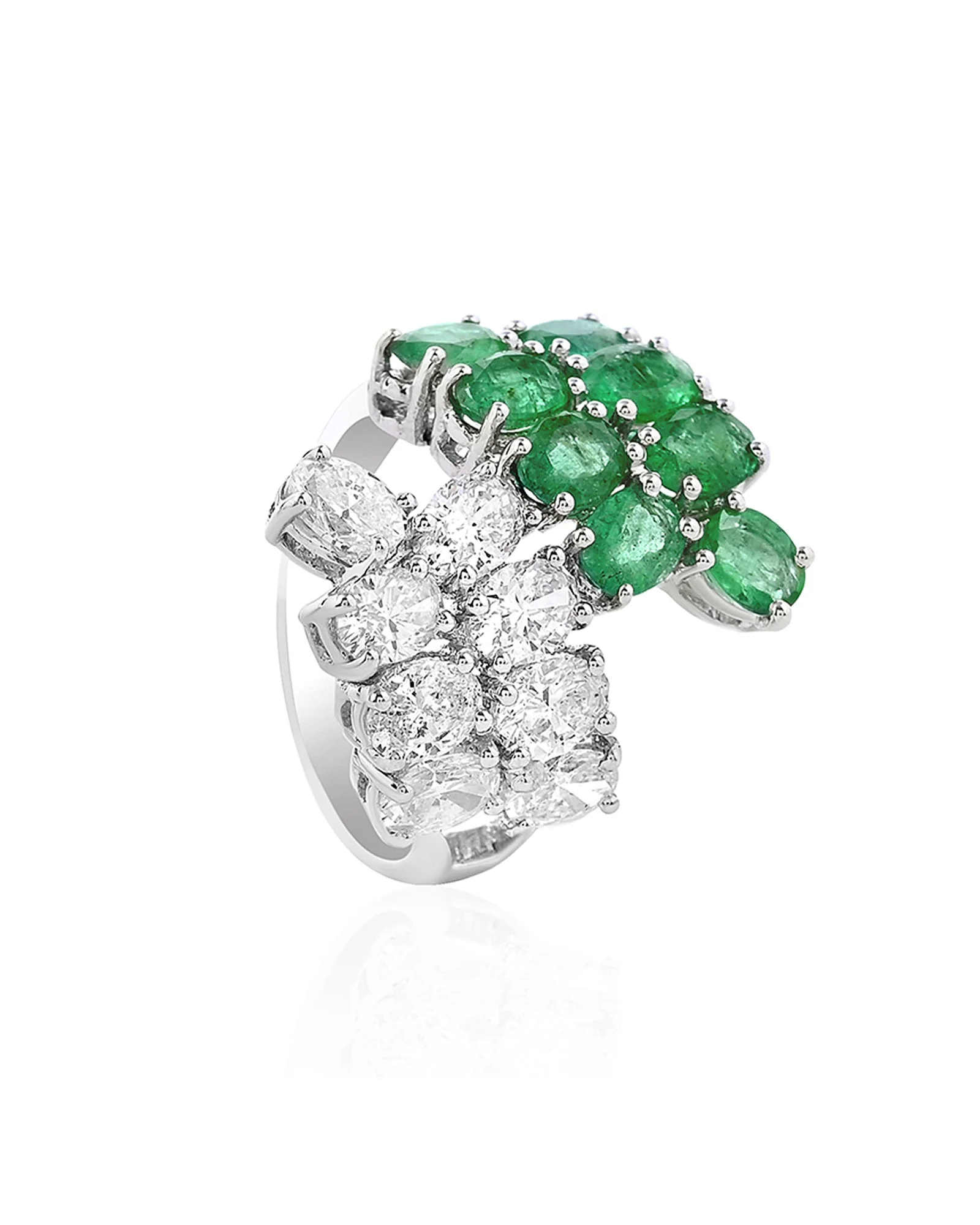 Emerald Blossom Ring - Image 3