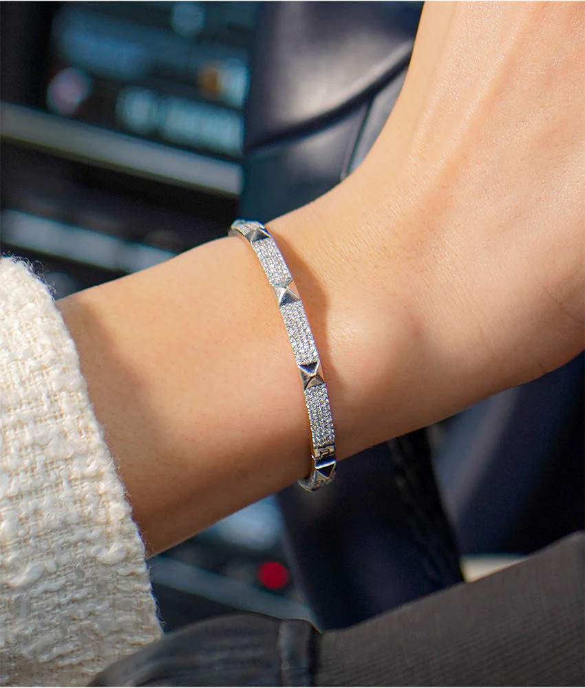 Hardware Bracelet (White Gold) - Image 6