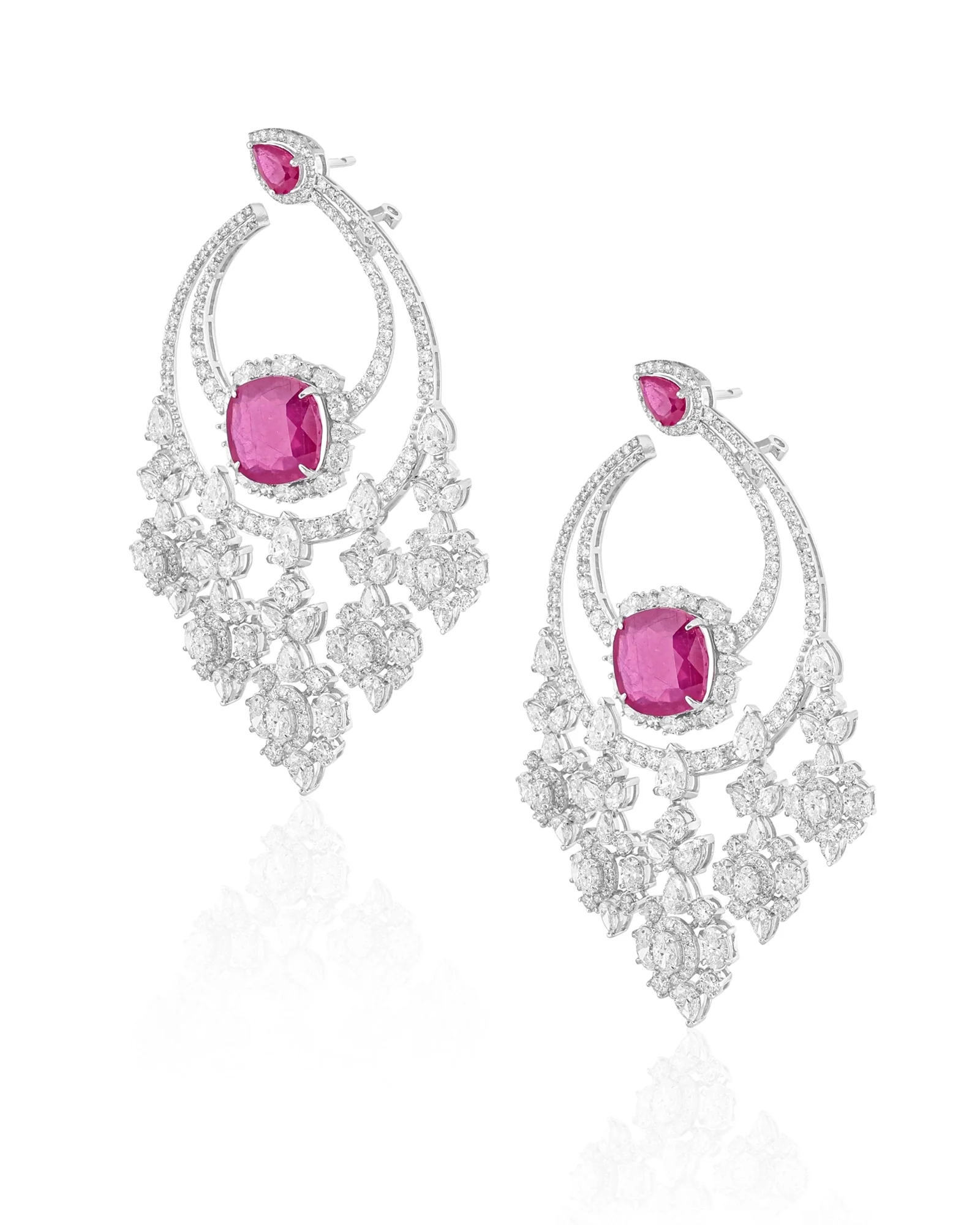 Ruby Eclipse Earrings - Image 3