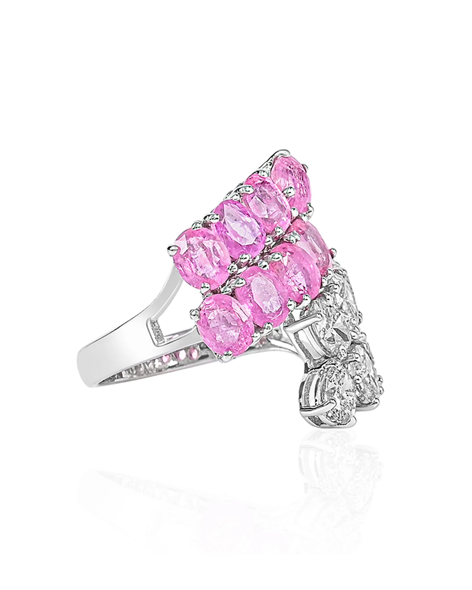 Ruby Blossom Ring - Image 3