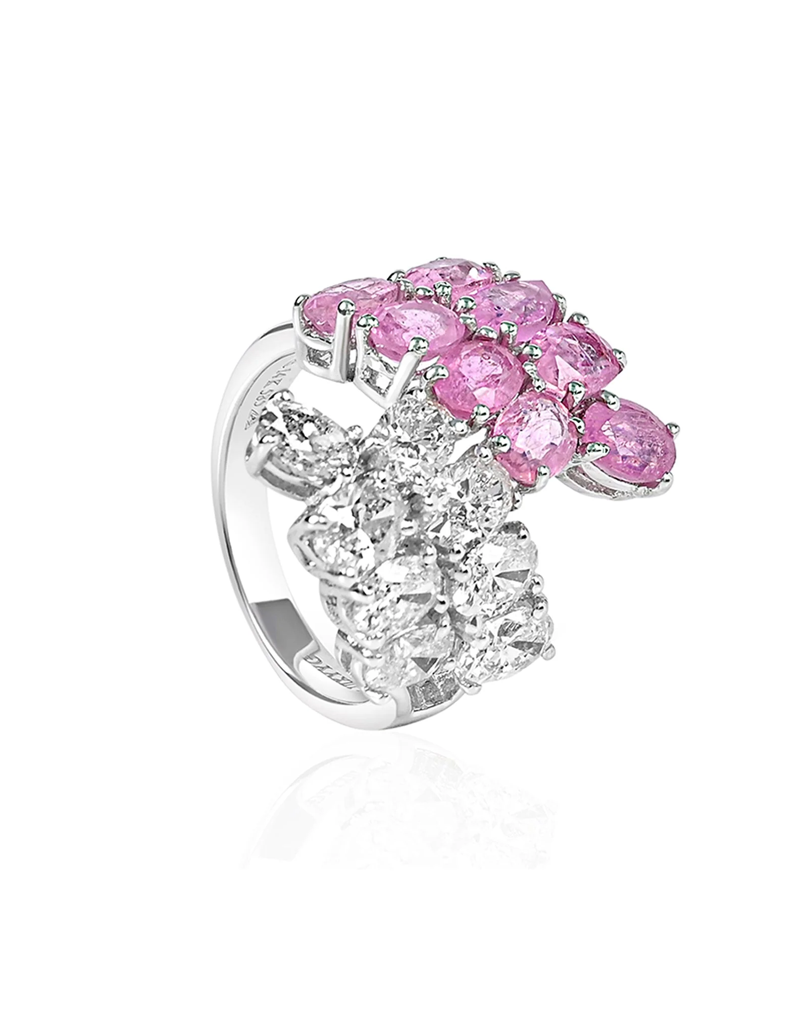 Ruby Blossom Ring - Image 5