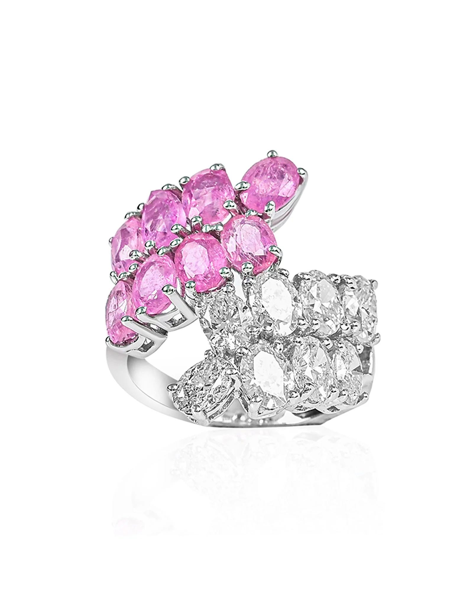 Ruby Blossom Ring - Image 6